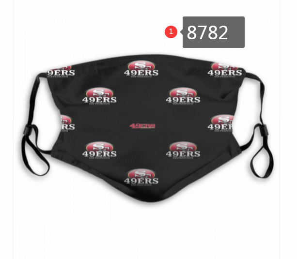 2020 San Francisco 49ers 455 Dust mask with filter